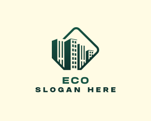 Real Estate - Condominium Building Real Estate logo design