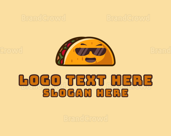 Cool Taco Restaurant Logo