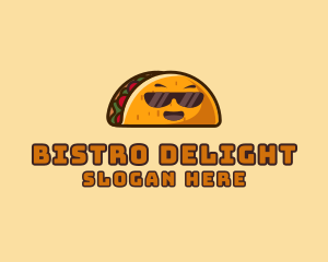 Cool Taco Mexican Sunglasses  logo design