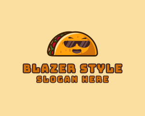 Cool Taco Mexican Sunglasses  logo design