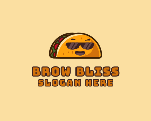 Cool Taco Mexican Sunglasses  logo design