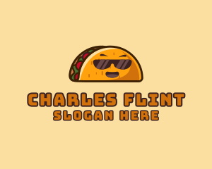 Cool Taco Mexican Sunglasses  logo design