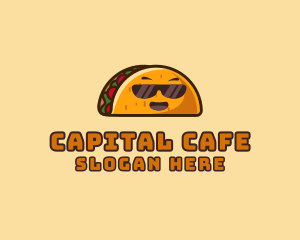 Cool Taco Mexican Sunglasses  logo design