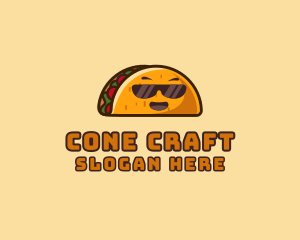 Cool Taco Mexican Sunglasses  logo design