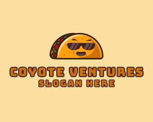 Cool Taco Mexican Sunglasses  logo design