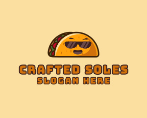 Cool Taco Mexican Sunglasses  logo design