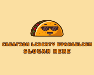 Cool Taco Mexican Sunglasses  logo design