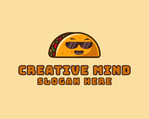 Cool Taco Mexican Sunglasses  logo design