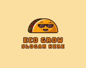 Cool Taco Mexican Sunglasses  logo design