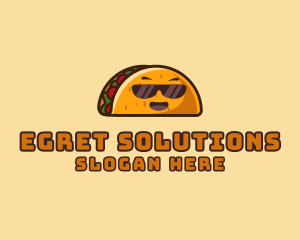 Cool Taco Mexican Sunglasses  logo design