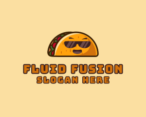 Cool Taco Mexican Sunglasses  logo design