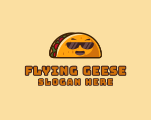 Cool Taco Mexican Sunglasses  logo design