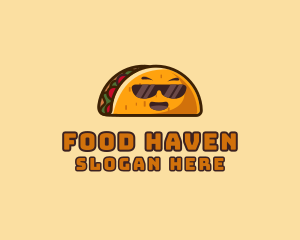 Canteen - Cool Taco Mexican Sunglasses logo design