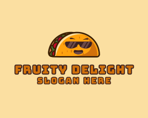 Cool Taco Mexican Sunglasses  logo design