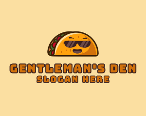 Cool Taco Mexican Sunglasses  logo design