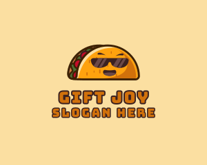 Cool Taco Mexican Sunglasses  logo design