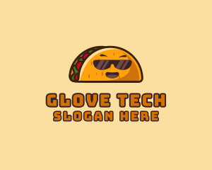 Cool Taco Mexican Sunglasses  logo design