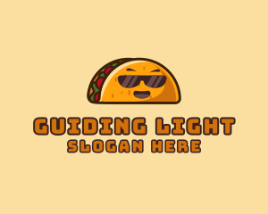 Cool Taco Mexican Sunglasses  logo design