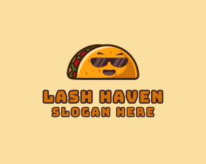 Cool Taco Mexican Sunglasses  logo design