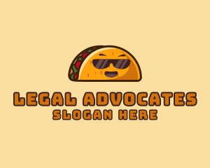 Cool Taco Mexican Sunglasses  logo design