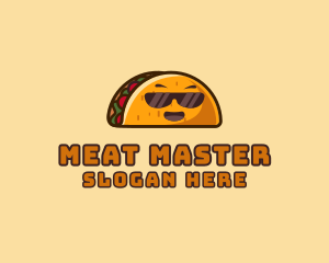 Cool Taco Mexican Sunglasses  logo design