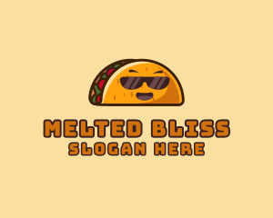 Cool Taco Mexican Sunglasses  logo design