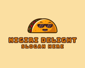 Cool Taco Mexican Sunglasses  logo design