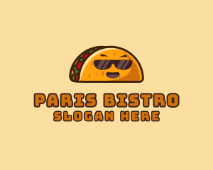 Cool Taco Mexican Sunglasses  logo design