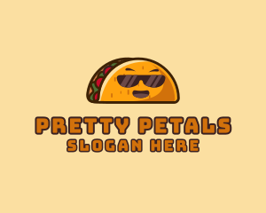 Cool Taco Mexican Sunglasses  logo design