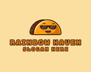 Cool Taco Mexican Sunglasses  logo design