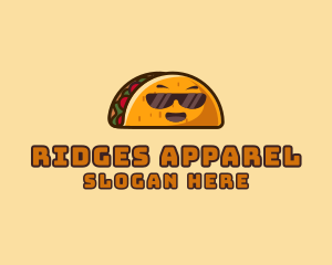 Cool Taco Mexican Sunglasses  logo design