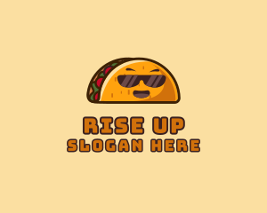 Cool Taco Mexican Sunglasses  logo design