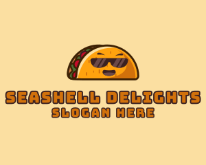 Cool Taco Mexican Sunglasses  logo design