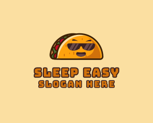 Cool Taco Mexican Sunglasses  logo design