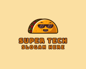 Cool Taco Mexican Sunglasses  logo design