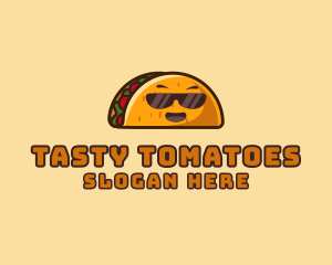 Cool Taco Mexican Sunglasses  logo design