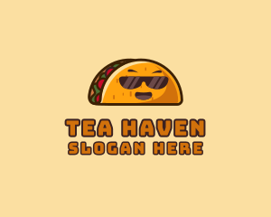 Cool Taco Mexican Sunglasses  logo design