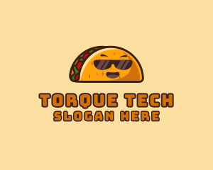 Cool Taco Mexican Sunglasses  logo design