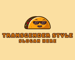 Cool Taco Mexican Sunglasses  logo design