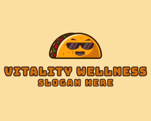 Cool Taco Mexican Sunglasses  logo design