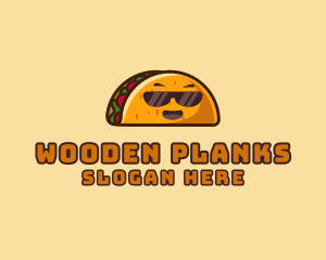 Cool Taco Mexican Sunglasses  logo design