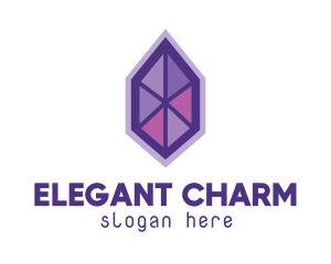Pendant - Violet Gem Jeweler logo design