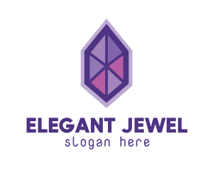 Violet Gem Jeweler logo design