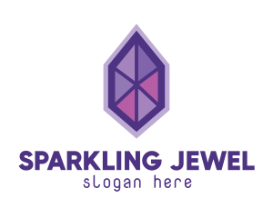 Violet Gem Jeweler logo design