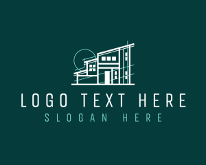 Floor Plan - Blueprint Architecture Builder logo design