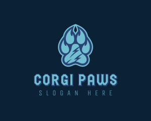 Pet Paw Print logo design