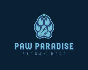 Paw - Pet Paw Print logo design