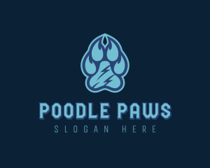 Pet Paw Print logo design