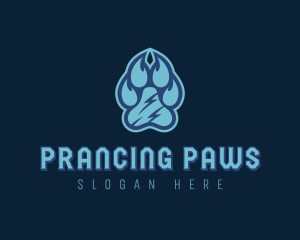 Pet Paw Print logo design