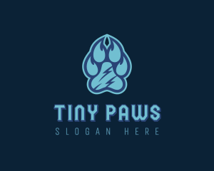 Pet Paw Print logo design